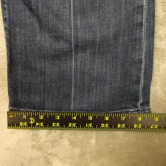 7 For All Mankind High Waist Bootcut Jeans Women’s Size 30 Blue Denim - Picture 8 of 12